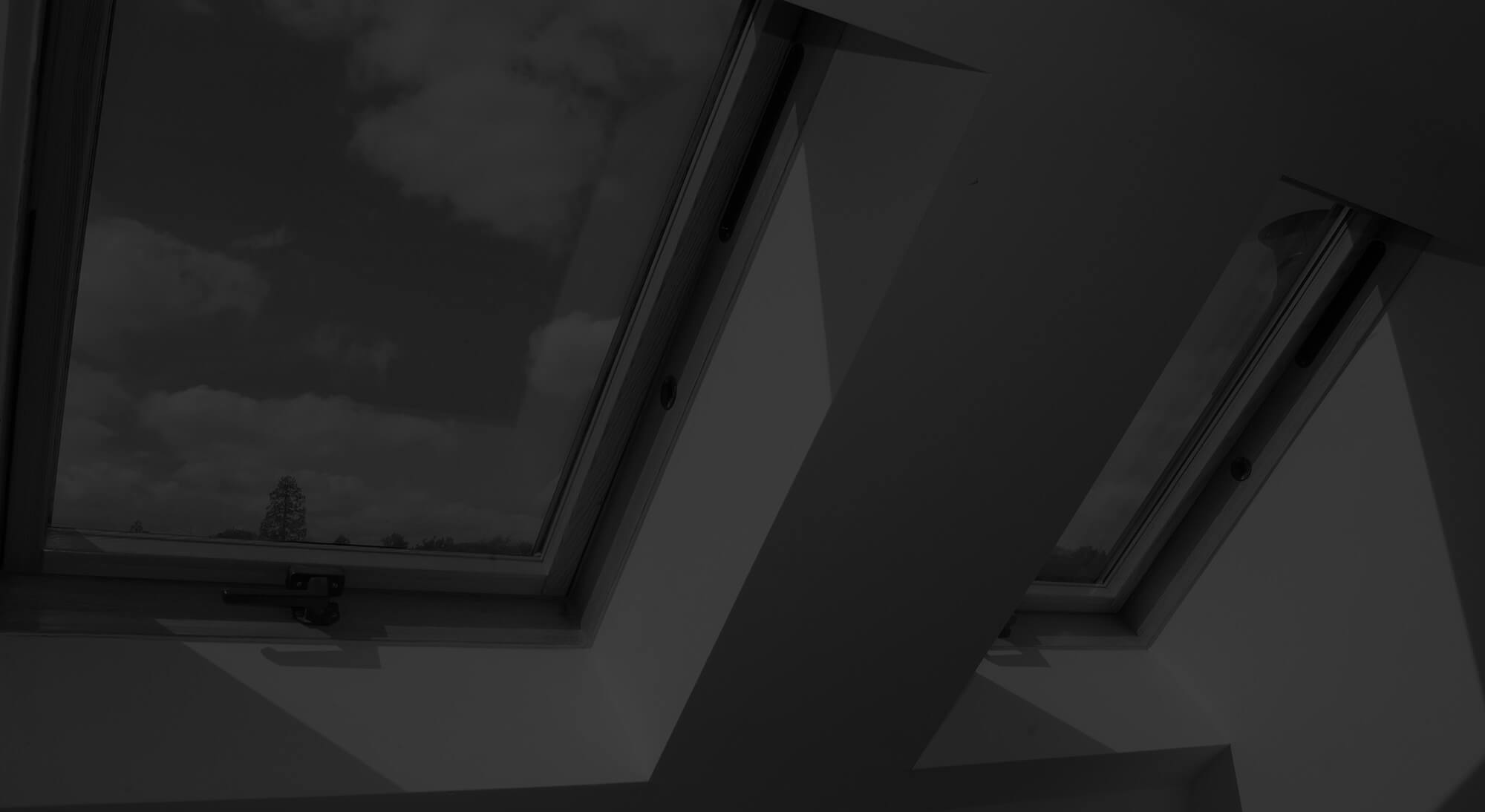 interior view of a skylight in colorado