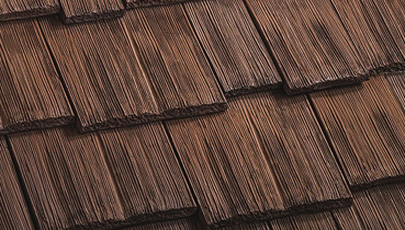 Cedar shake or composite roofing is a classic look, durable, and long-lasting